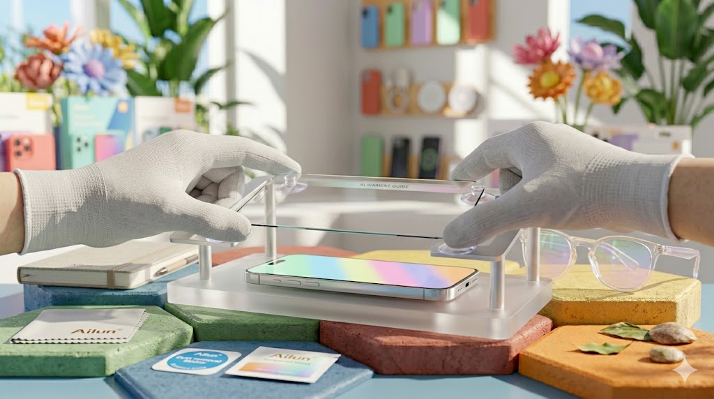Installing Ailun tempered glass screen protector