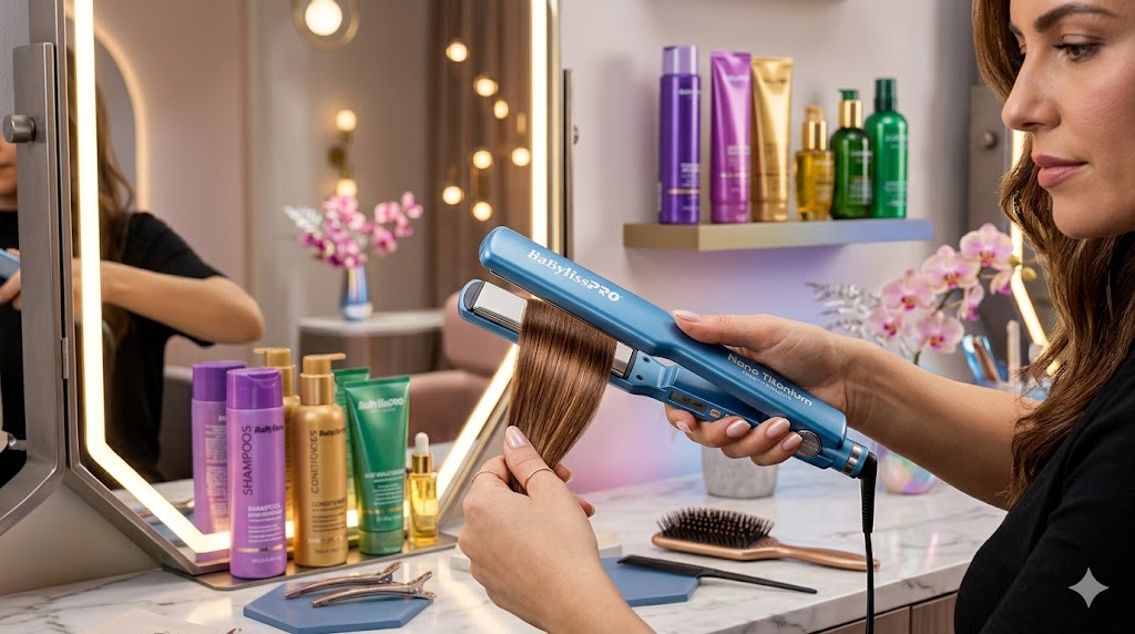 BaBylissPRO Nano Titanium hair iron