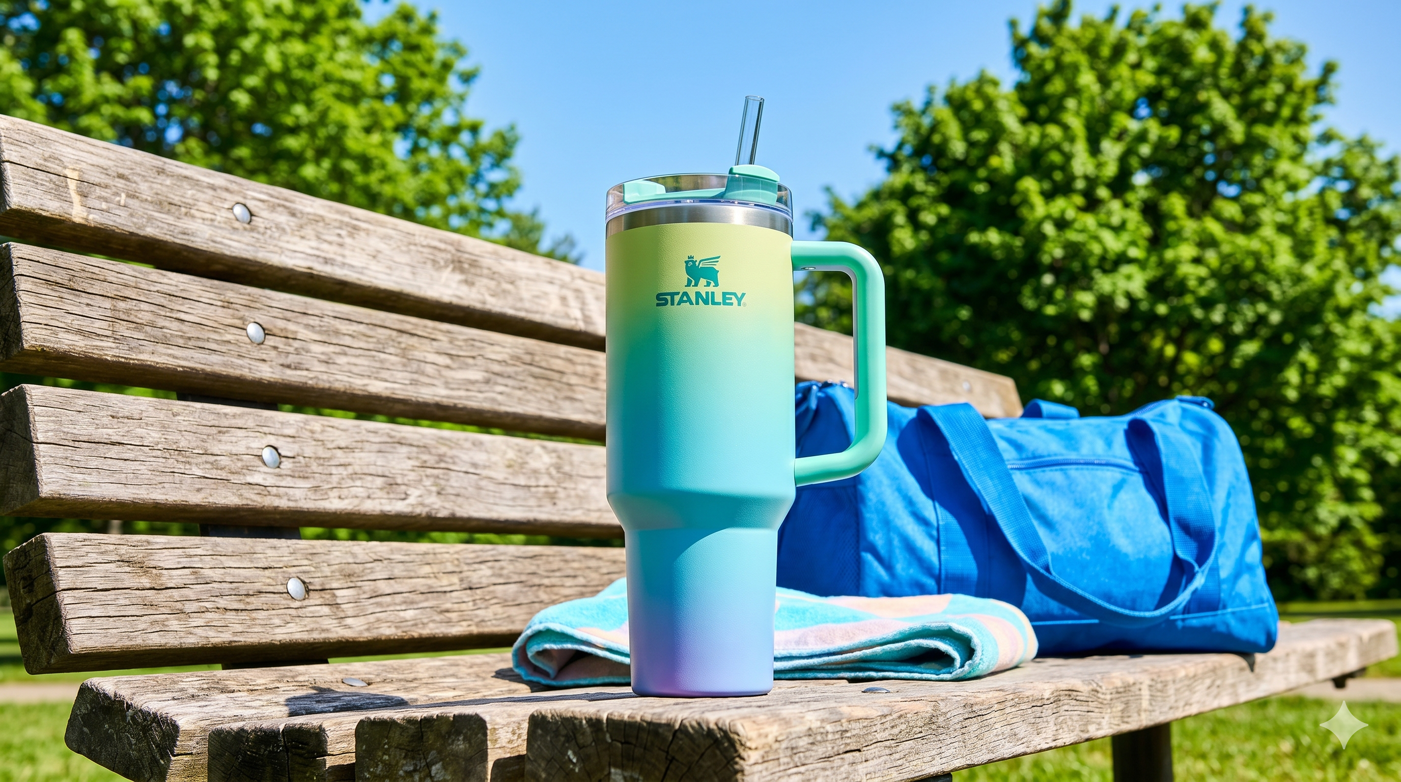 Stanley ProTour tumbler outdoors